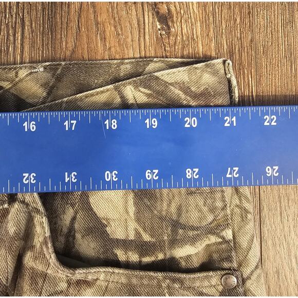 Wrangler Pro Gear Camo Denim Pants Jeans Mens Sz 42x30 - Picture 4 of 9